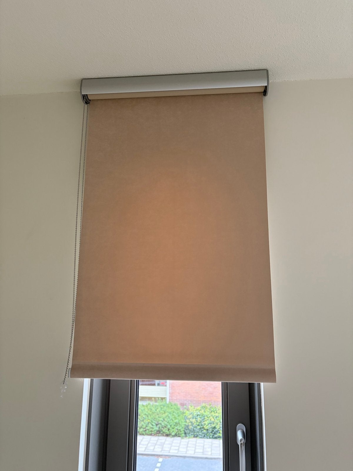 Verduisterend Rolgordijn met Aluminium Kap - 60x180 cm, Ophalen, Overige merken, Bruin, Verduisterend
