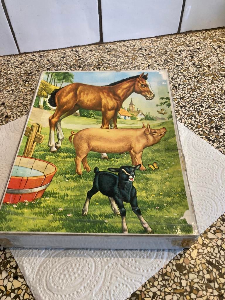 Leuke puzzel paarden, Ophalen of Verzenden, 10 tot 50 stukjes, Gebruikt, 6 jaar of ouder