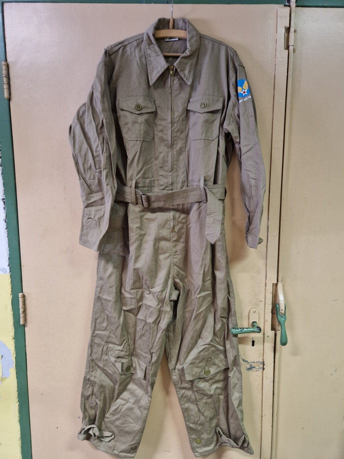 US ww2 Repro Summer flightsuit maat L, Verzamelen, Militaria | Tweede Wereldoorlog, Ophalen of Verzenden, Amerika, Kleding of Schoenen