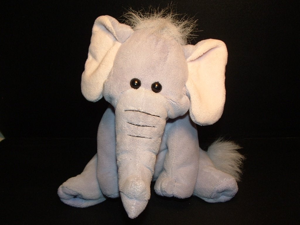 DISNEY OLIFANT LOLLIFANT VELOURS LILA MET HUIDSKLEUR, Ophalen of Verzenden, Nieuw, Overige typen