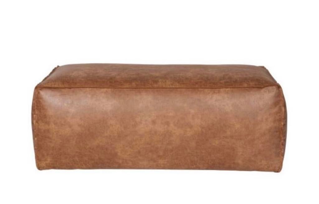 Be Pure rodeo poef, 100 tot 125 cm, Leer, Ophalen of Verzenden, Zo goed als nieuw