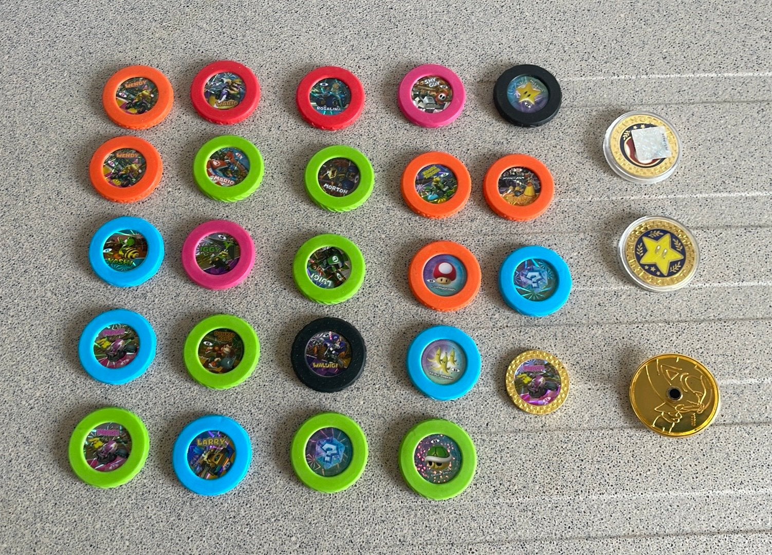 27 Fantastische munten Mario Kart Coins Nintendo hologram, Ophalen of Verzenden