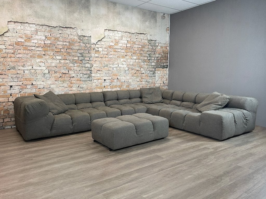 B&B Italia Tufty Time – Groen stof | Patricia Urquiola, Huis en Inrichting, Ophalen, Overige maten, Design, Hoekbank