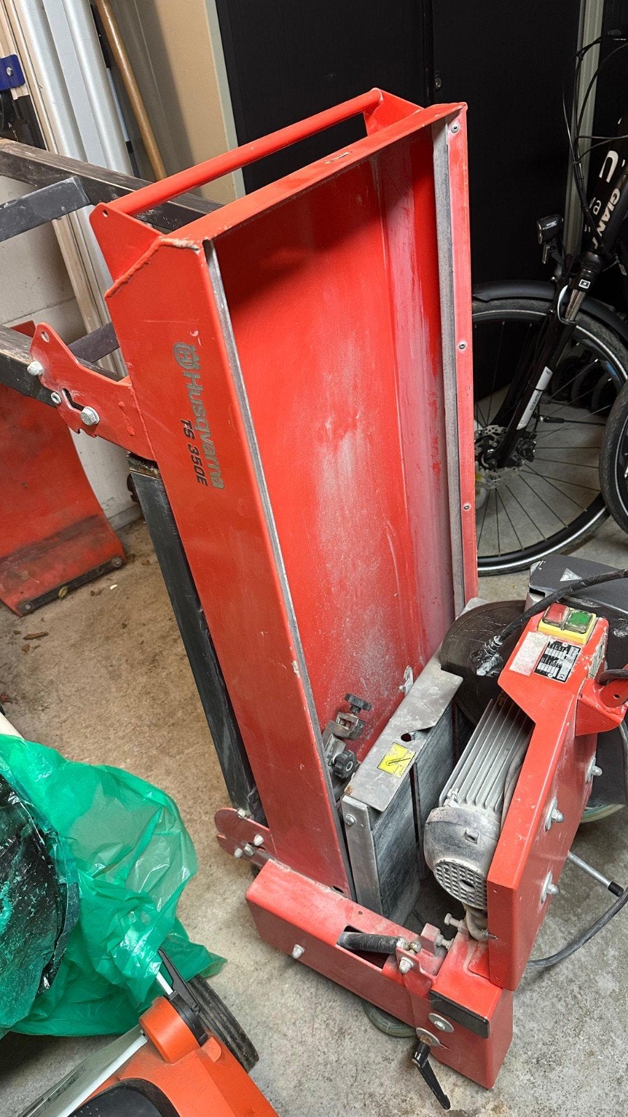 Husqvarna TS 350E Tegelzaag - Professionele Kwaliteit, Gebruikt, 70 mm of meer, Overige typen, Ophalen of Verzenden