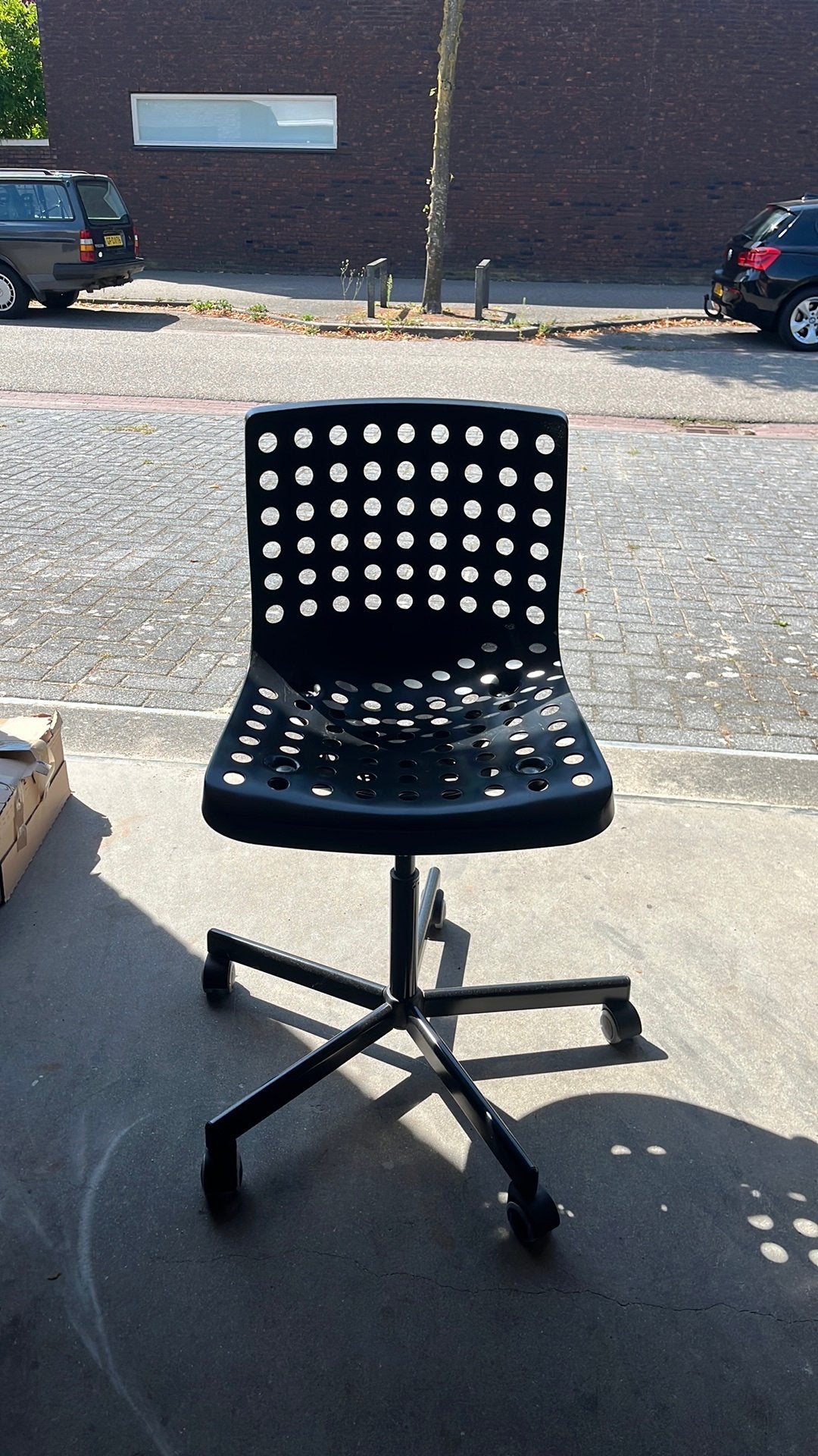 Ikea Bureaustoel zwart, Ophalen, Gebruikt, Zwart, Bureaustoel