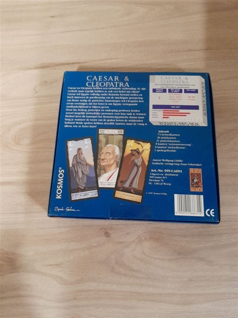 Caesar en Cleopatra - 999 games - s3208, Verzenden, Zo goed als nieuw