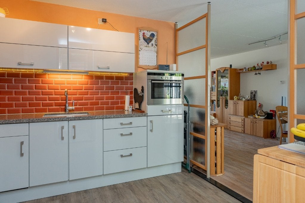 GRATIS complete keuken incl. inbouwapp., zelf demonteren, Ophalen, Gebruikt, Wit, Hoekkeuken