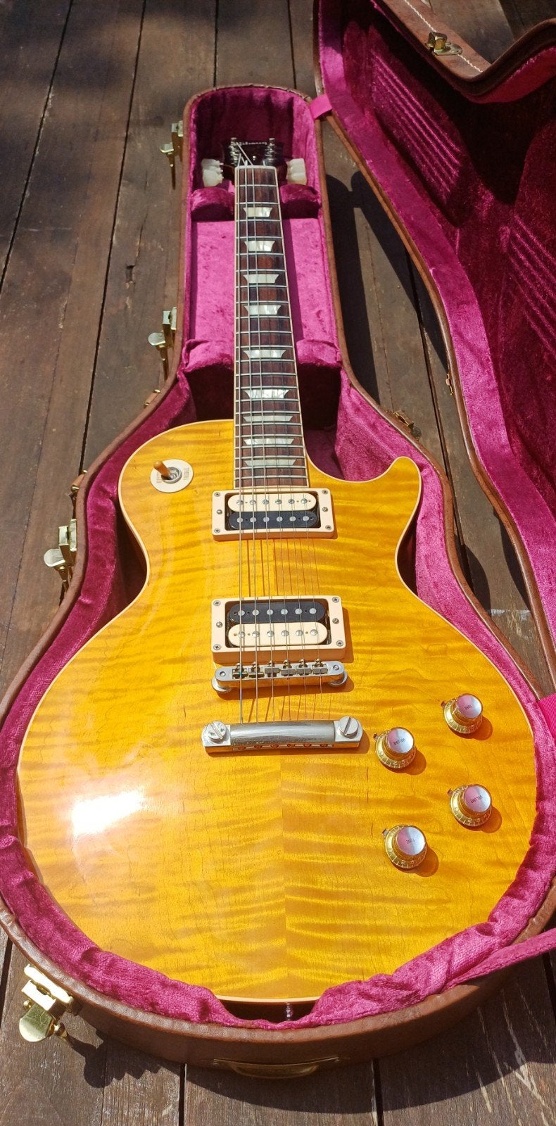 Gibson custom shop M2M 1958 les paul reissue 2014, Ophalen, Solid body, Gibson