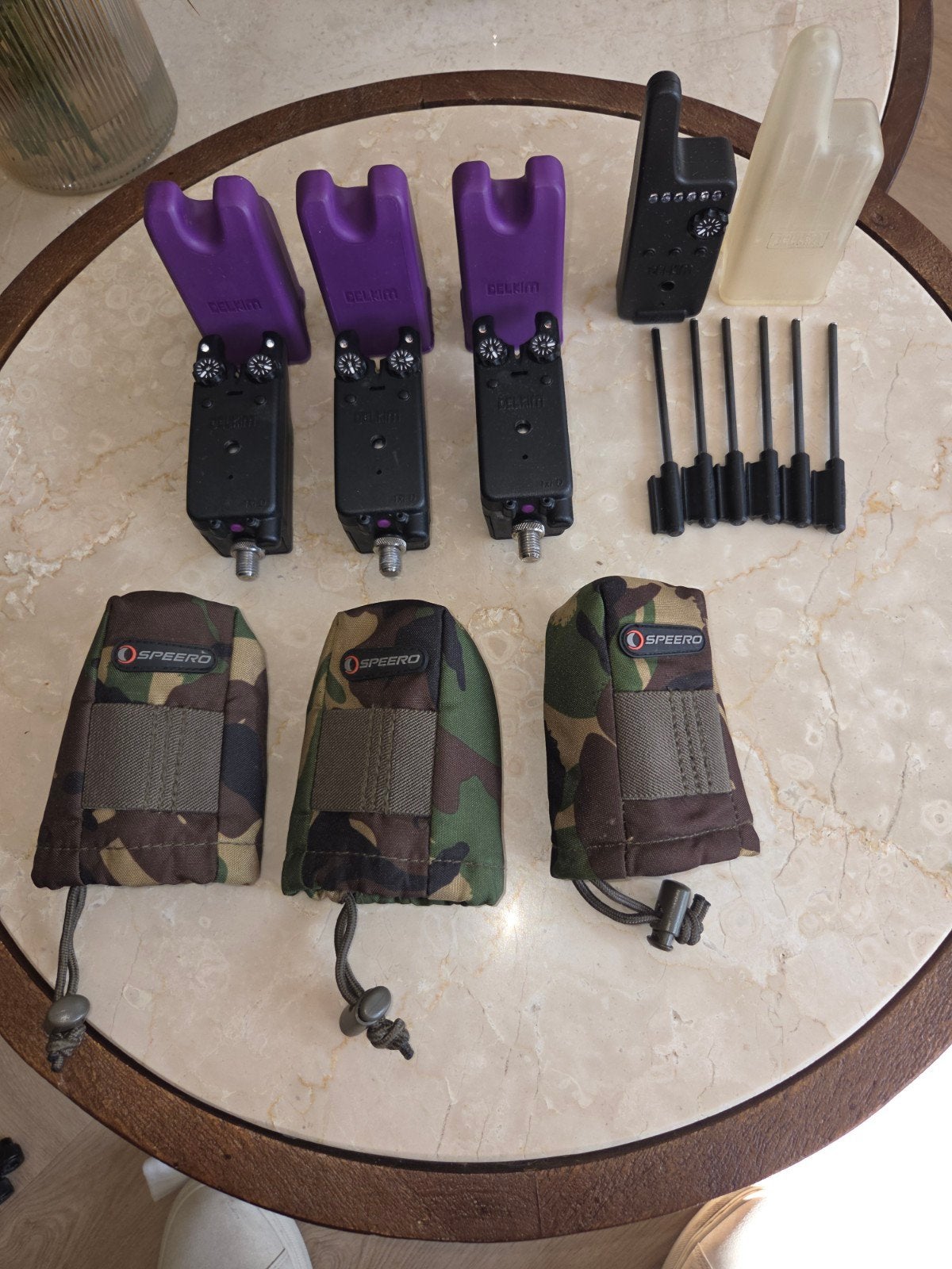 Delkim TXI-D Beetmelders Set met Receiverr en Accessoires, Ophalen of Verzenden, Zo goed als nieuw, Overige typen
