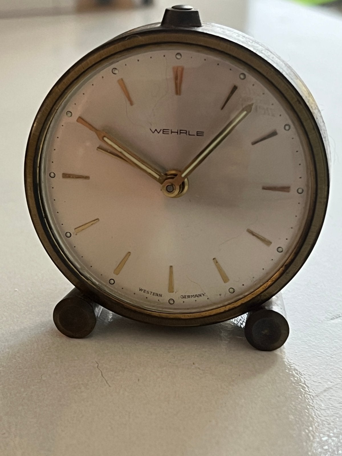 Vintage Wehrle Wekker - Western Germany, Ophalen of Verzenden