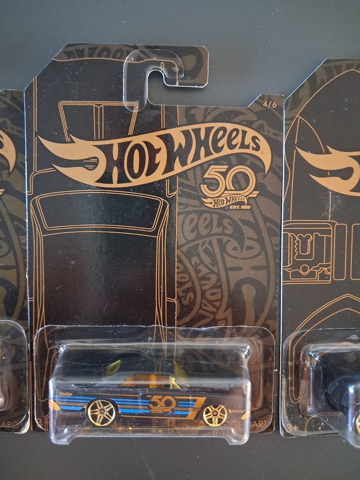 Hot Wheels 50th Anniversary Black & Gold Collectie, Ophalen of Verzenden, Nieuw