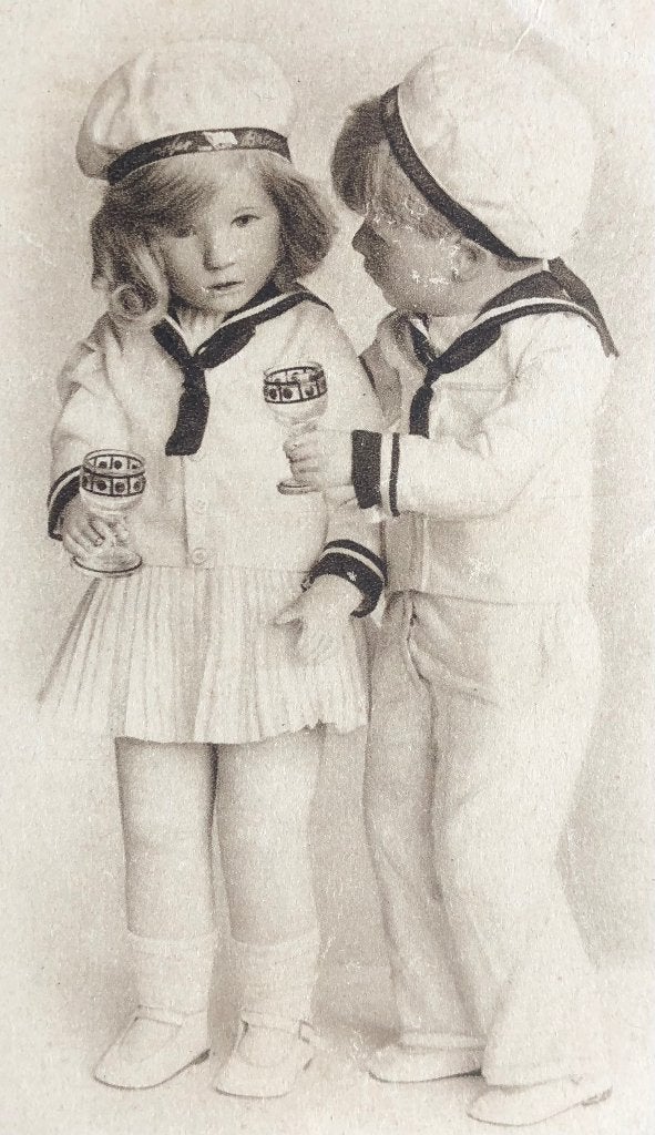 KATHE KRUSE - gelukkig nieuwjaar, Ophalen of Verzenden, 1920 tot 1940, Gelopen, Kinderen