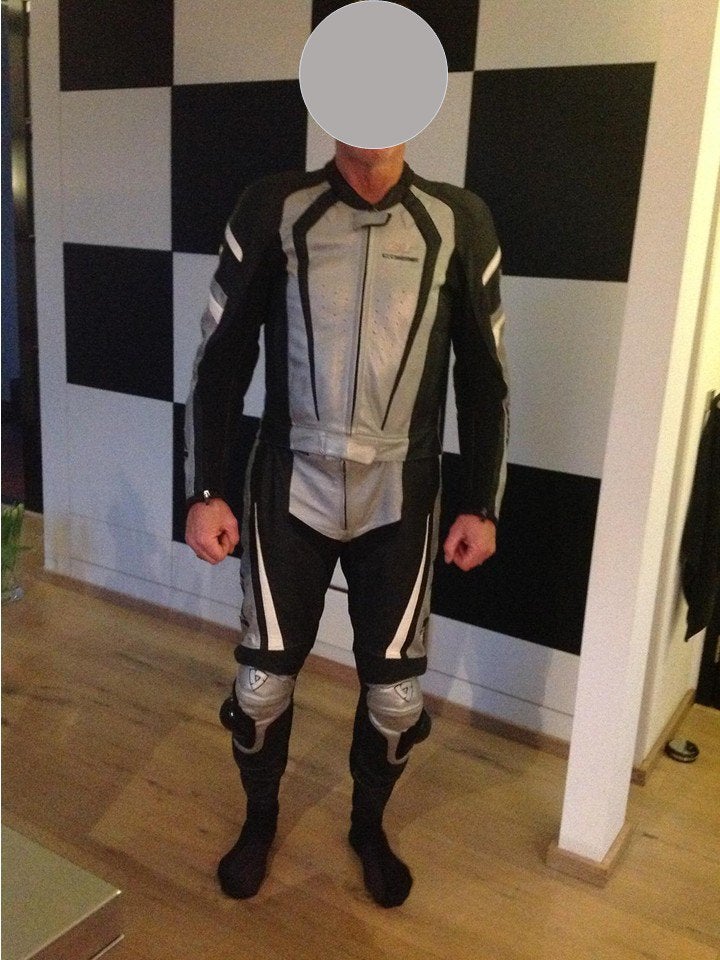 Motorpak Rev'it! GT Corse leren combipak - Maat 56, Ophalen, Tweedehands, Heren, Combipak