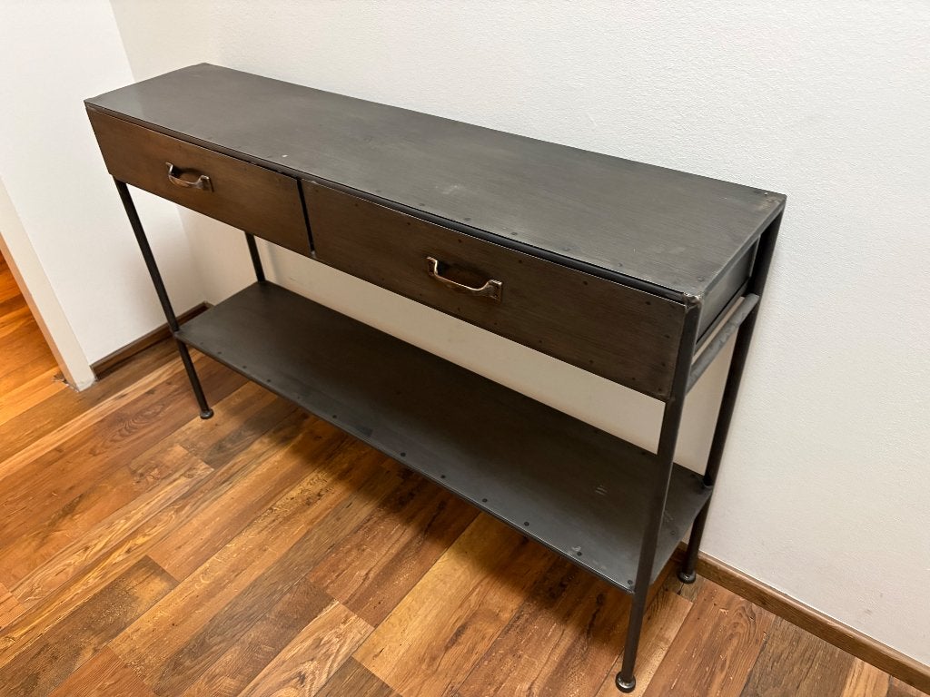 Mooi sidetable Bommel Meubels, Ophalen, Gebruikt, 100 tot 150 cm, Metaal
