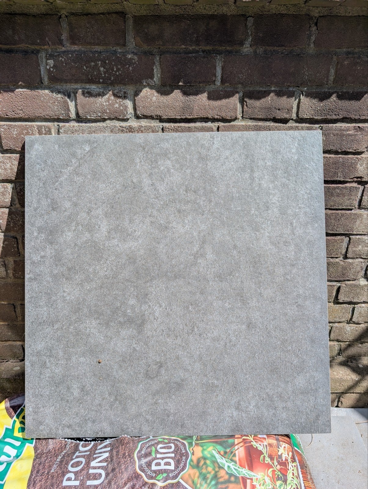 Gewolkte Antraciet Vloertegels 60x60 cm (4 stuks) restpartij, Ophalen, 60 cm of meer, Nieuw, Minder dan 5 m²