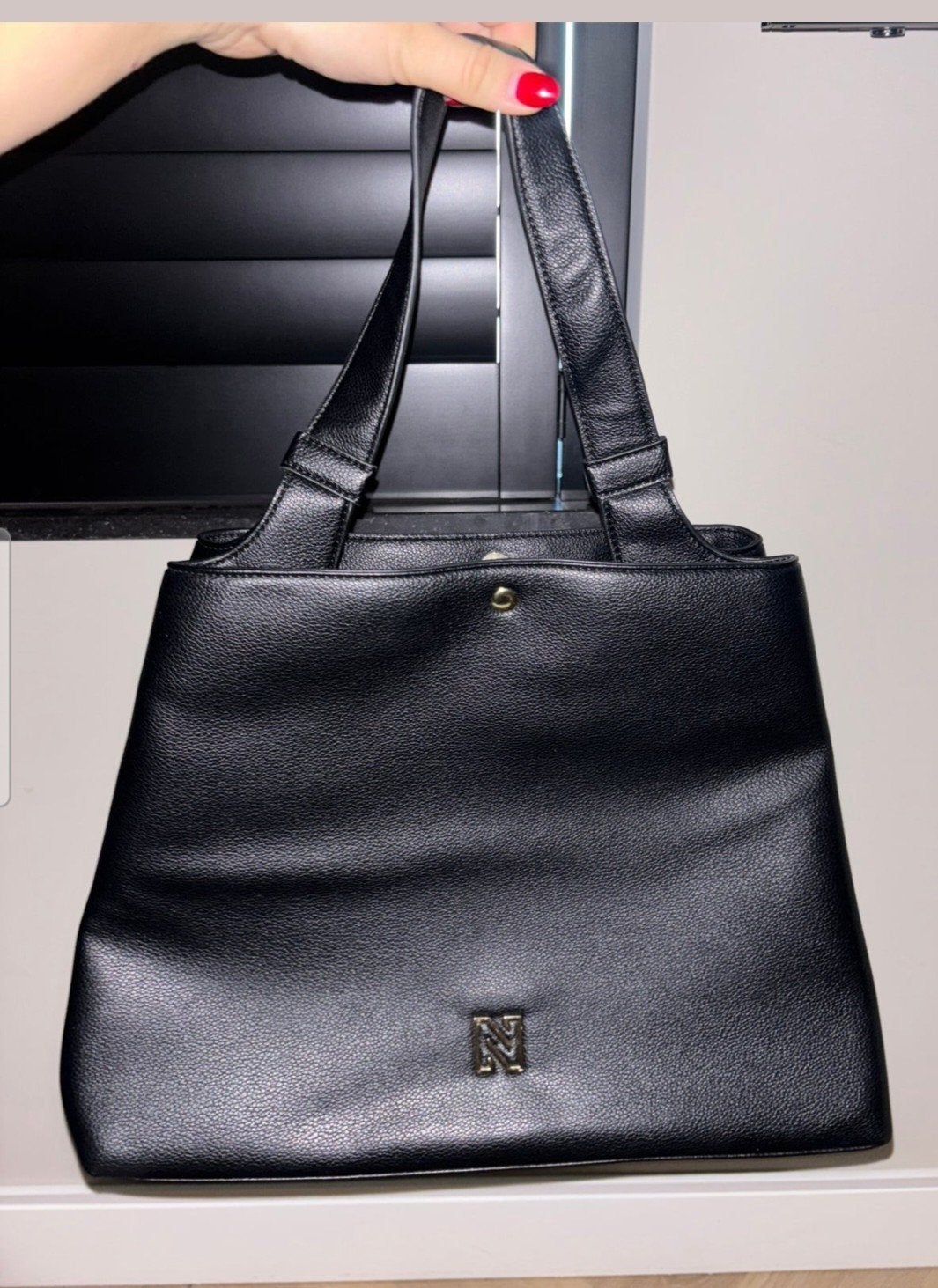 NIKKIE tas, Sieraden, Tassen en Uiterlijk, Tassen | Damestassen, Ophalen of Verzenden, Zo goed als nieuw, Zwart, Shopper