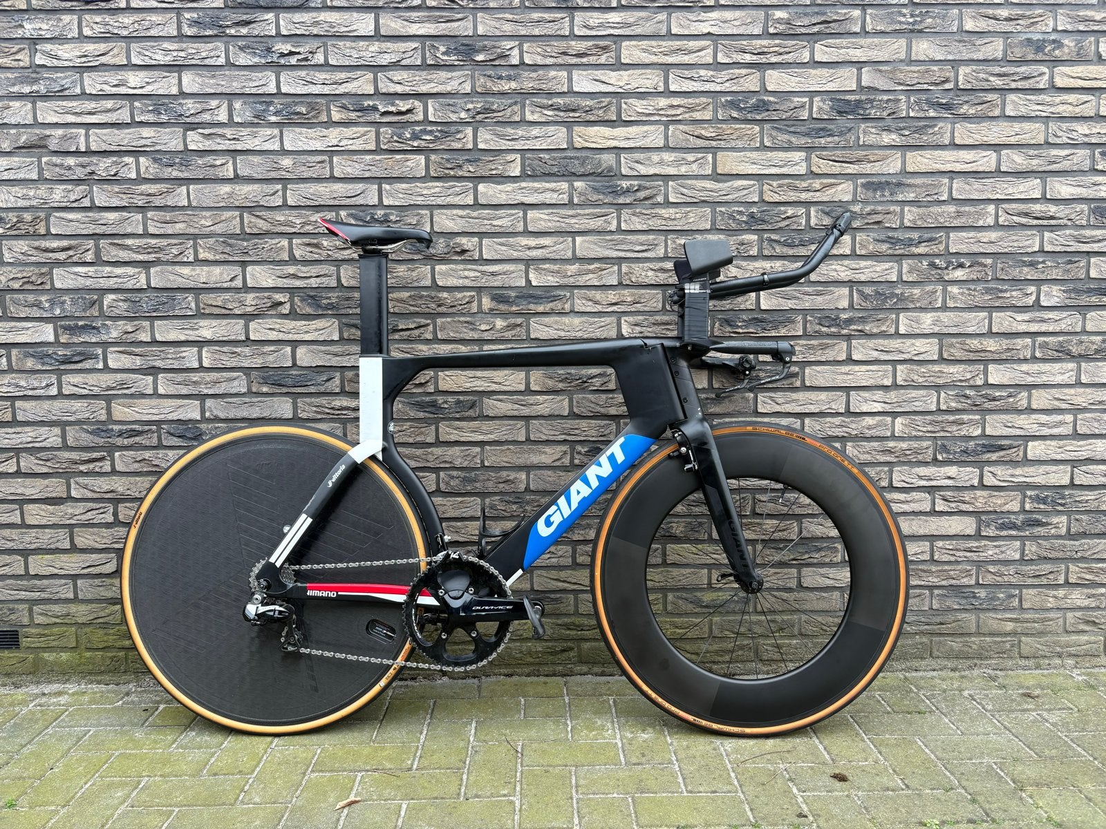 Giant Trinity Advanced Pro TT-fiets, Fietsen en Brommers, Fietsen | Racefietsen, Gebruikt, Heren, Giant, Meer dan 20 versnellingen