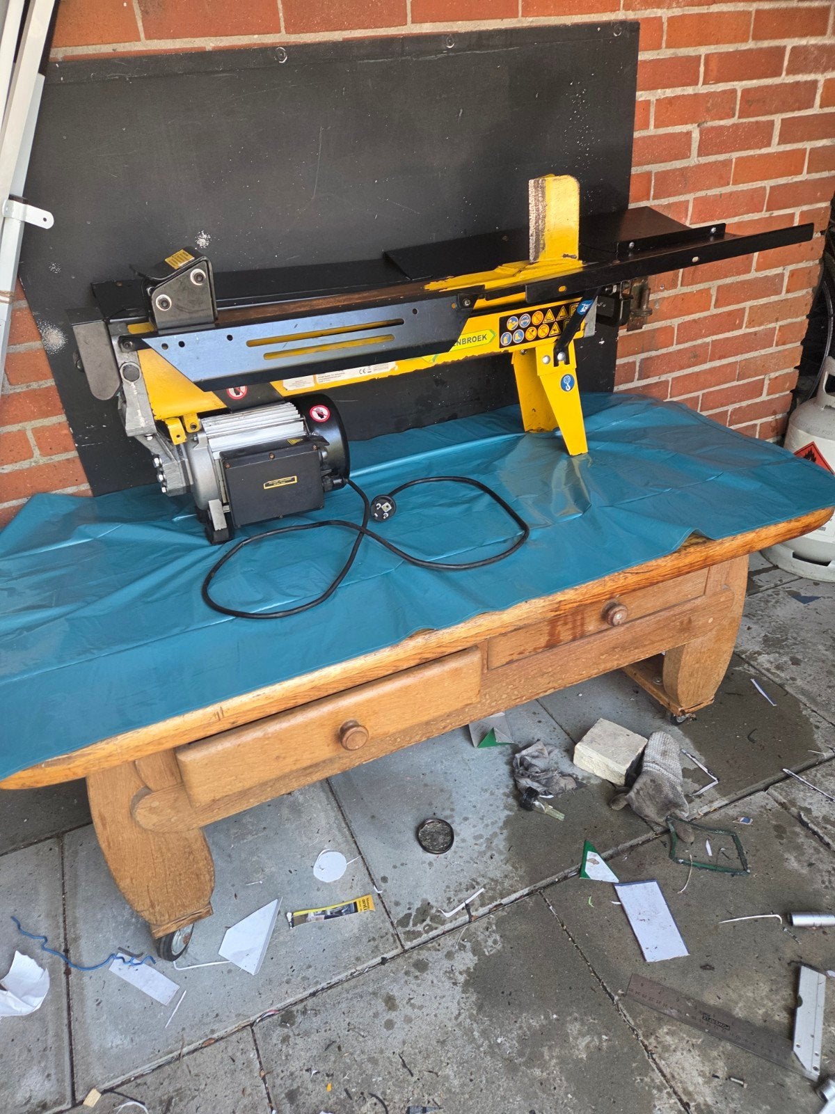 kloofmachine, Tuin en Terras, Kloofmachines, Ophalen, Zo goed als nieuw, Elektrisch, Liggend