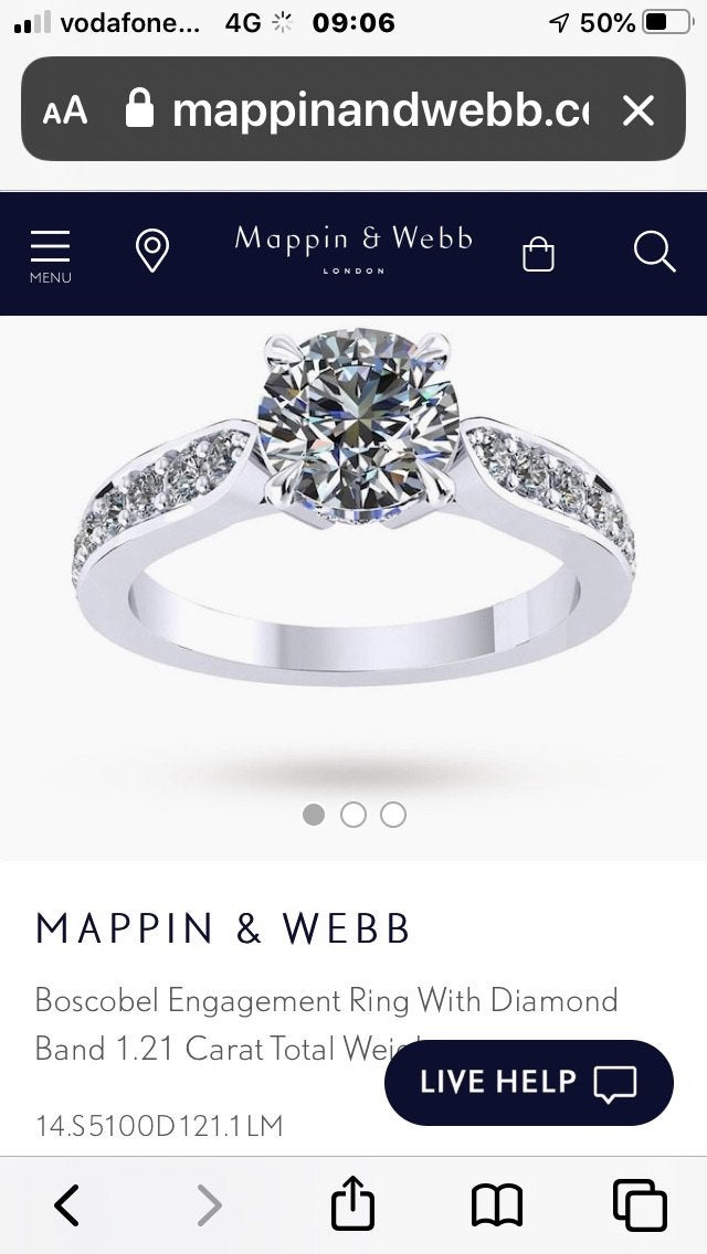 Platinum ring met briljanten, Ophalen, Overige materialen, Wit, Nieuw