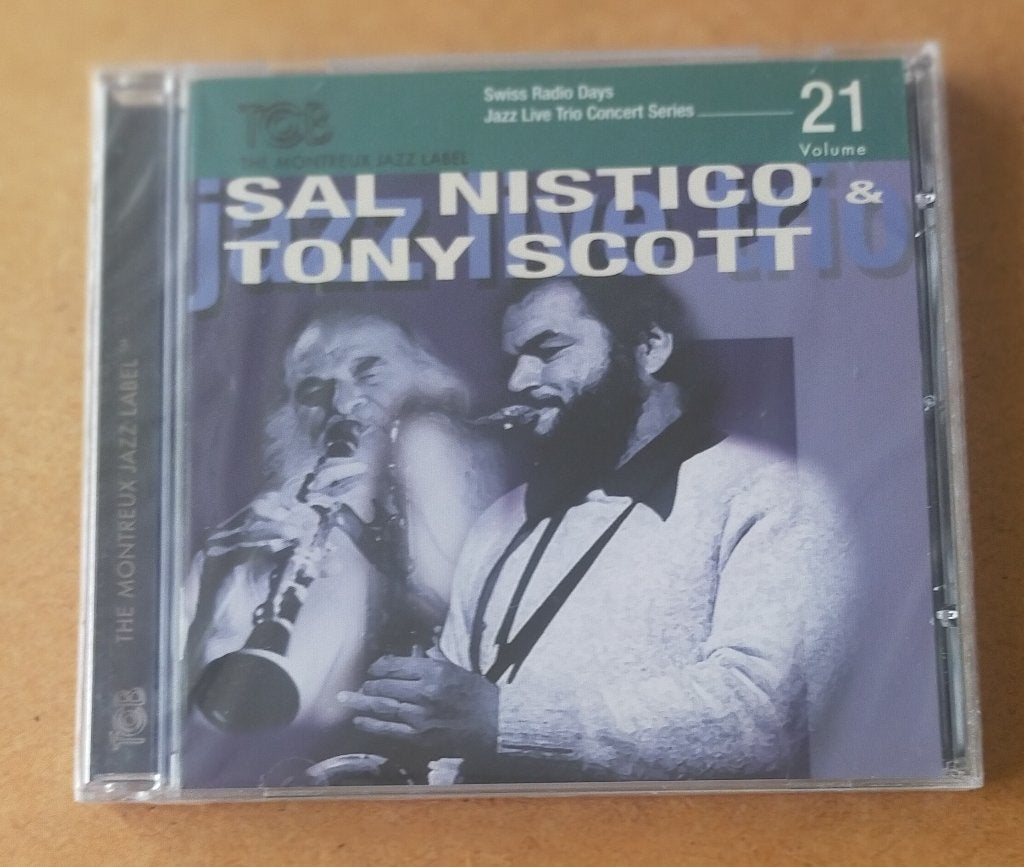 Sal Nistico & Tony Scott - Swiss Radio Days Vol 21 CD Nieuw, Ophalen of Verzenden, Nieuw in verpakking, Jazz