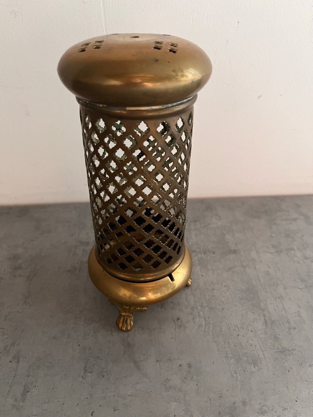 Antieke koperen wierookbrander / geurbrander, Antiek en Kunst, Ophalen, Koper of Brons