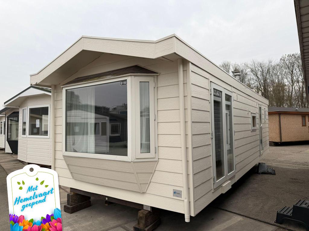 Maat Chalet 9.50 x 3.70 m 2 Slp Winterhard, Niet ingevuld, Niet ingevuld, Niet ingevuld