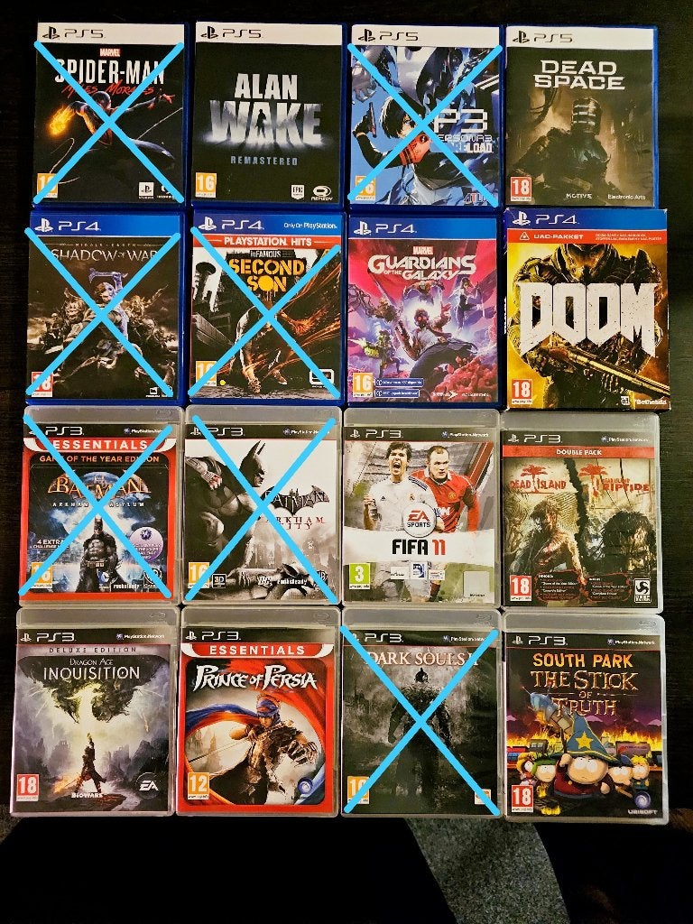 Diverse Playstation Games PS3/PS4/PS5 PAL, Ophalen of Verzenden, Zo goed als nieuw, Met 1 controller, Original