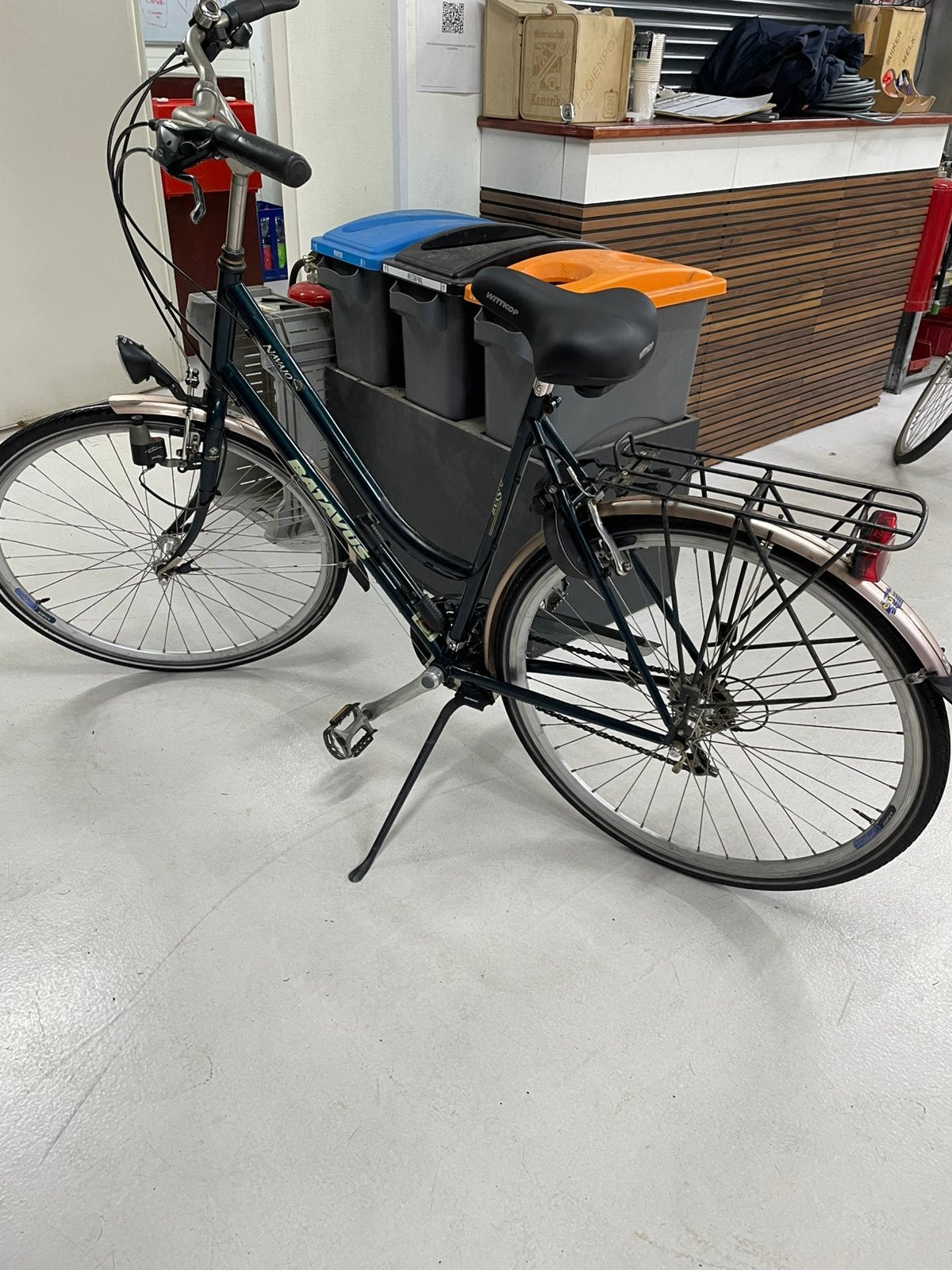 Sportieve Batavus damesfiets 21 versnellingen, frame 57cm., Ophalen, Gebruikt, Velgrem, Versnellingen