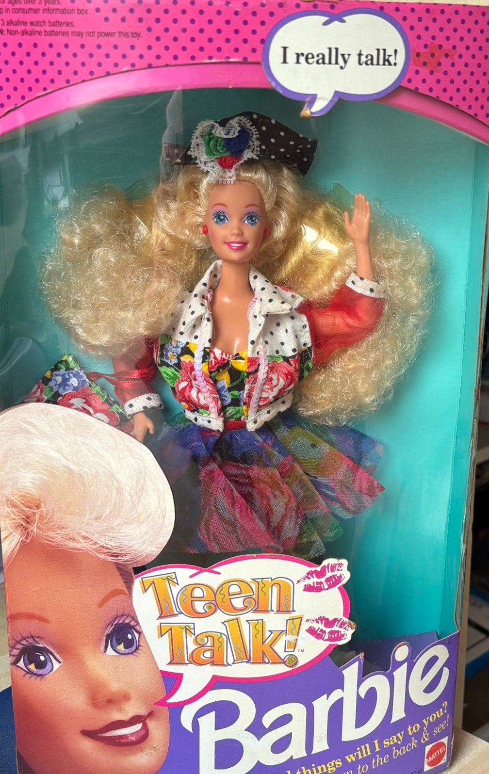 Teen Talk Barbie NRFB, Ophalen of Verzenden, Zo goed als nieuw, Fashion Doll