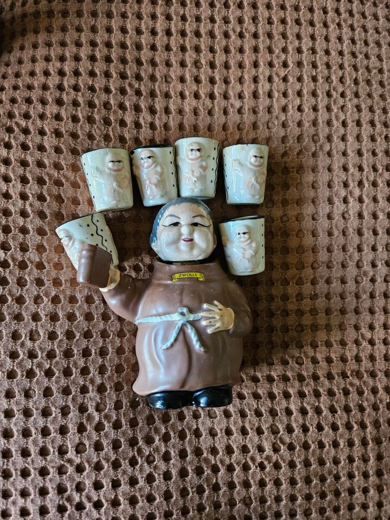 Oude Franse vintage monnik fles, Ophalen of Verzenden, Overige materialen