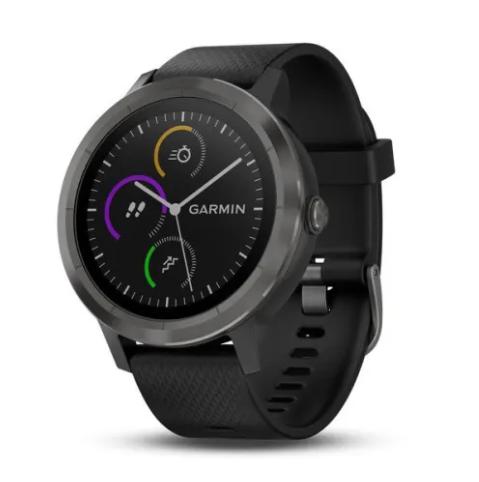 Garmin vívoactive 3 GPS smartwatch – netjes & compleet, Sieraden, Tassen en Uiterlijk, Sporthorloges, GARMIN, Zwart, Ophalen of Verzenden