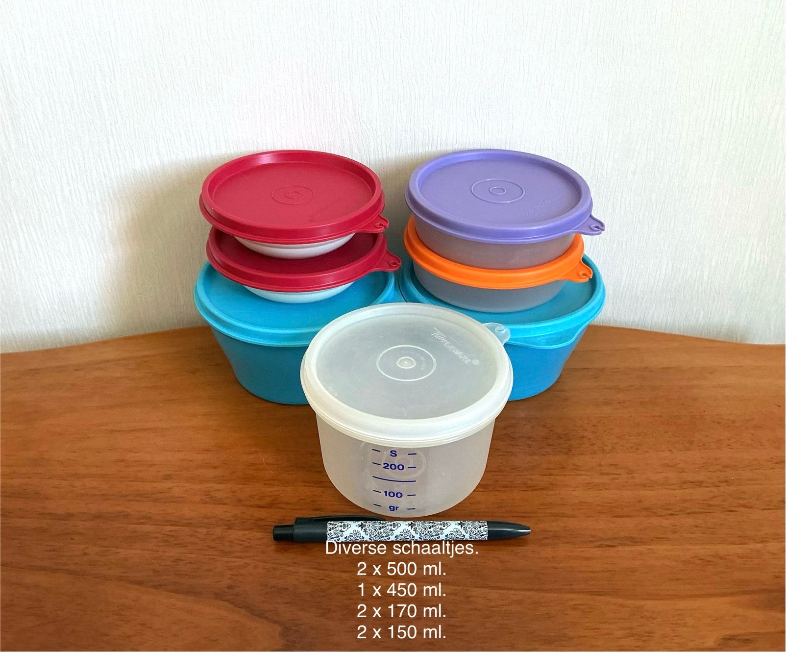 Tupperware Schaaltjes en Bakjes Kommetjes zie omschrijving., Ophalen of Verzenden, Bak of Kom
