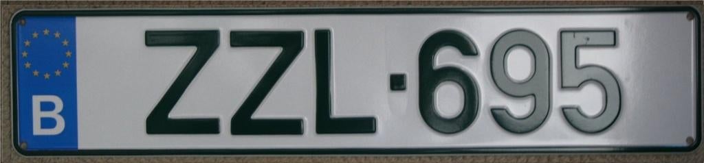 1 kentekenplaat Begie proefrit, Ophalen of Verzenden, Zo goed als nieuw, Auto's