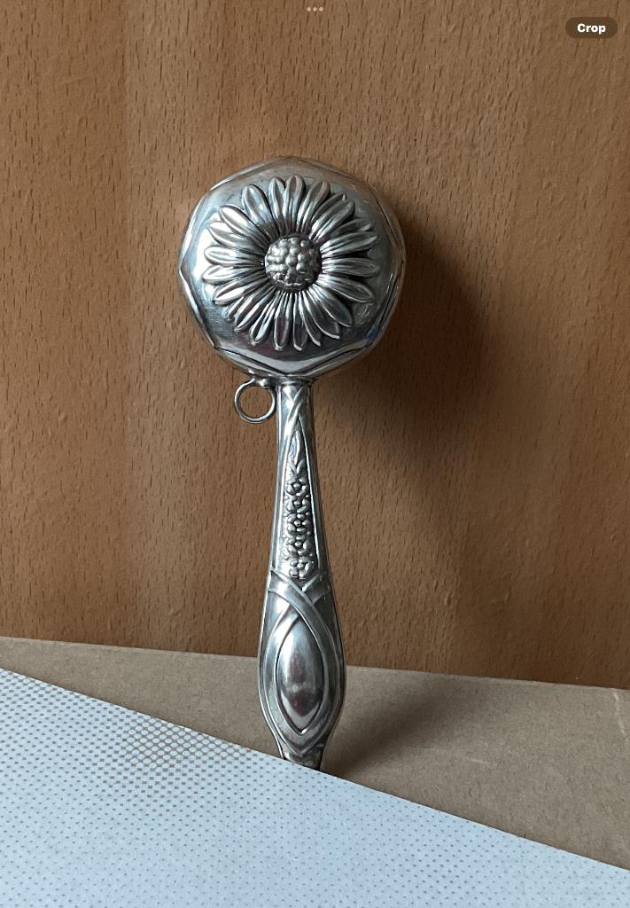 Zilver rammelaar, Ophalen of Verzenden, Zilver