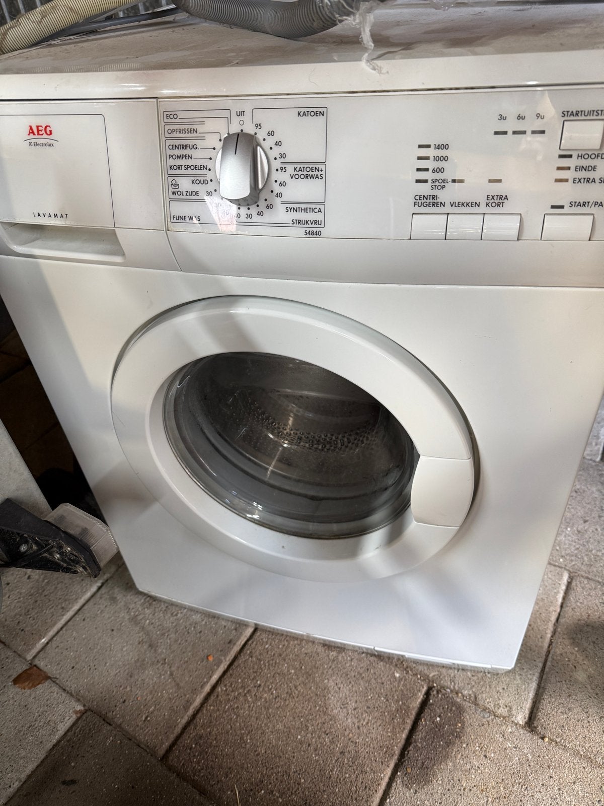 AEG Lavamat L54840 Wasmachine, Witgoed en Apparatuur, Ophalen, Gebruikt, Voorlader, Kort programma