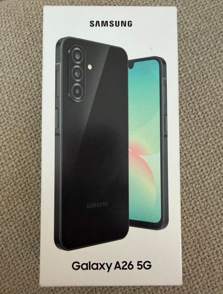 Nieuwe ongeopende Samsung A26 5G, dual SIM, BLACK, NEW NEW !, Telecommunicatie, Mobiele telefoons | Samsung, Zwart, Touchscreen