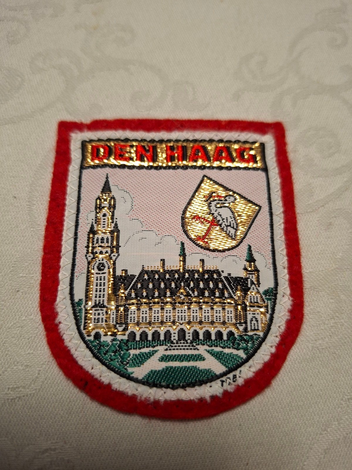 Souvenir embleem Den Haag, Verzenden, Nederland, Embleem of Badge
