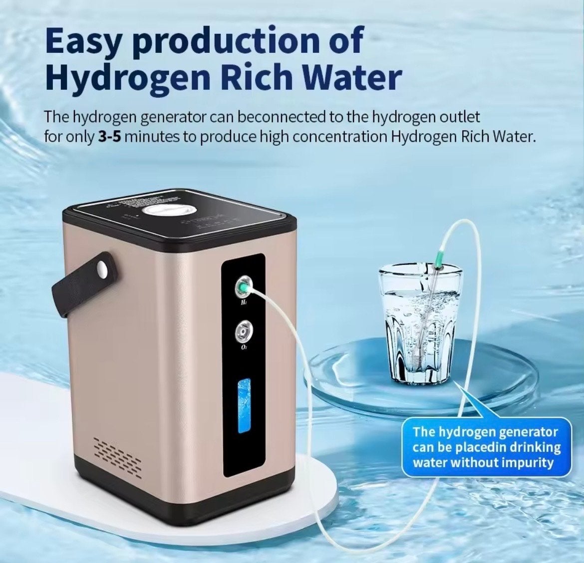 Waterstofgenerator, Ophalen of Verzenden, Nieuw