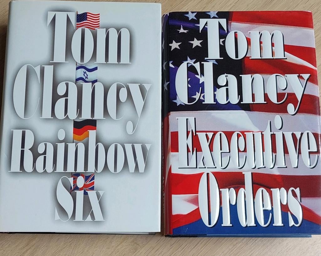 Tom Clancy Engelstalig: Rainbow Six & Executive Orde, Ophalen of Verzenden, Gelezen, Tom Clancy, Fictie