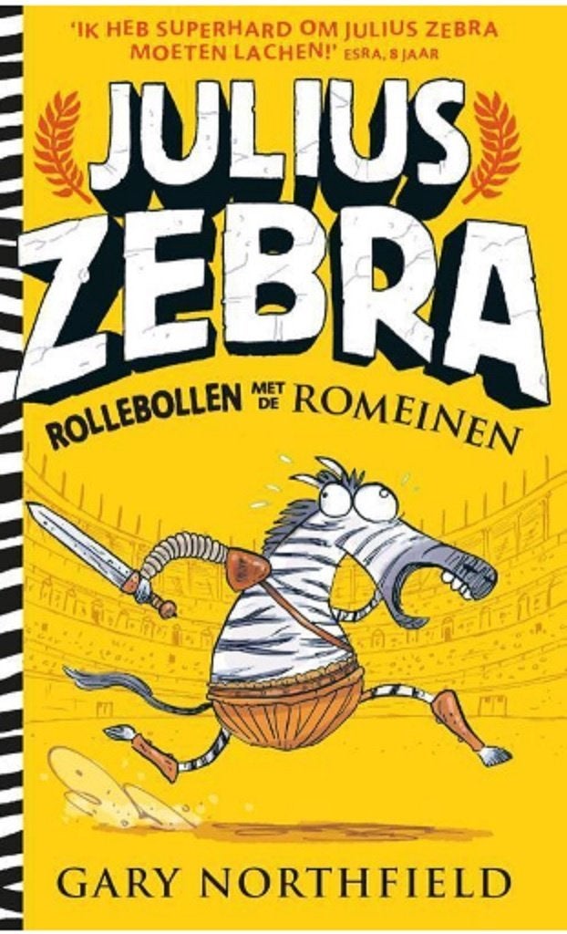 JULIUS ZEBRA 1–ROLLEBOLLEN MET DE ROMEINEN-GARY NORTHFIELD, Ophalen of Verzenden, Zo goed als nieuw, Fictie algemeen