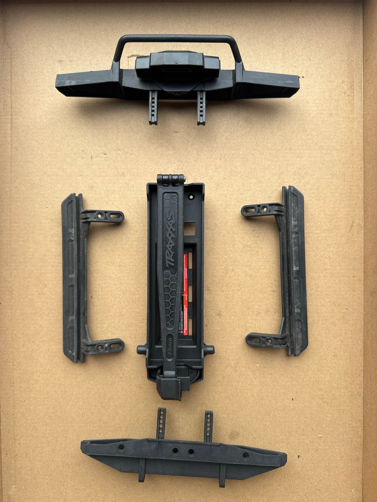 Traxxas TRX-4 Onderdelen Z.G.A.N. (Batterij Tray, Bumpers, S, Hobby en Vrije tijd, Overige merken, Ophalen of Verzenden, Zo goed als nieuw