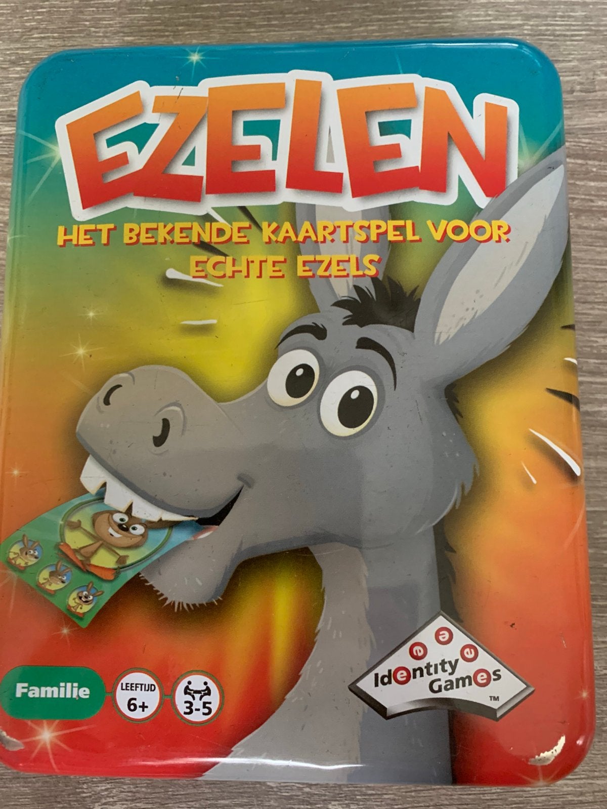Ezelen spel, Ophalen of Verzenden, Zo goed als nieuw