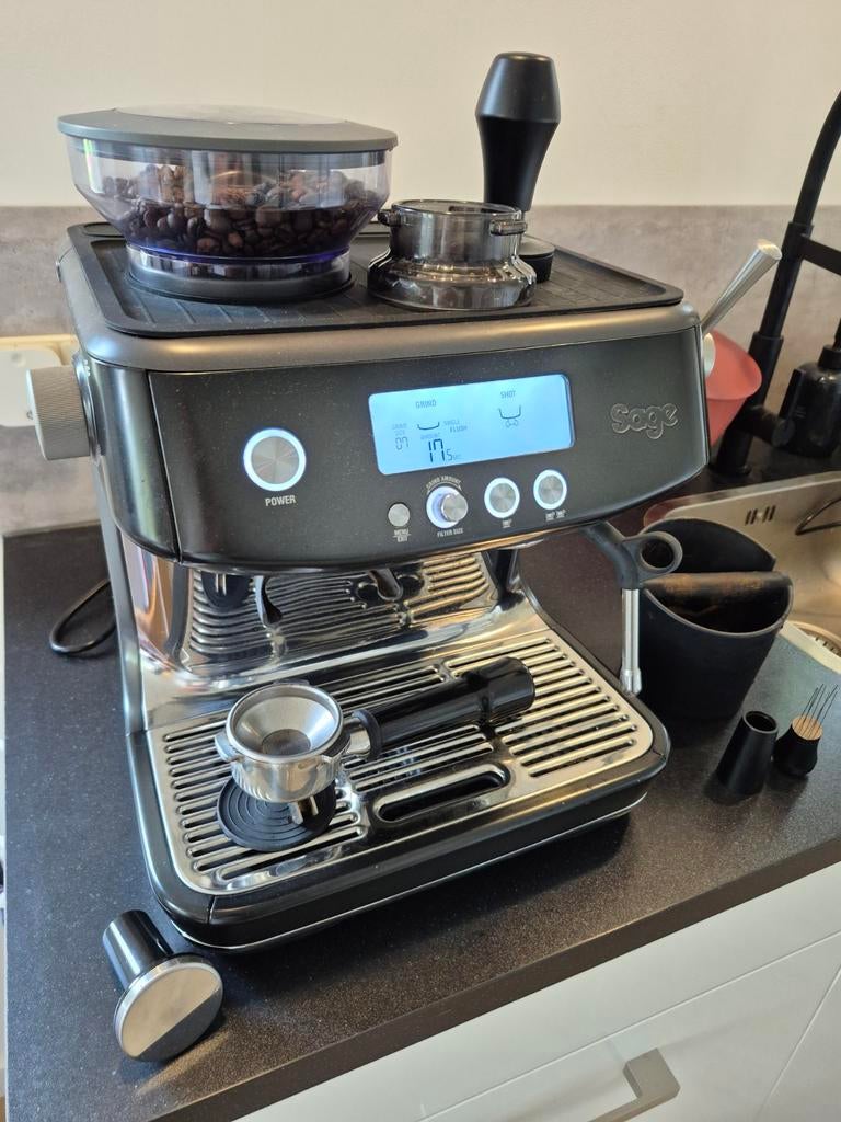 Sage Barista Pro Espressomachine, Witgoed en Apparatuur, Koffiezetapparaten, Ophalen, Espresso apparaat, Zo goed als nieuw, 2 tot 4 kopjes
