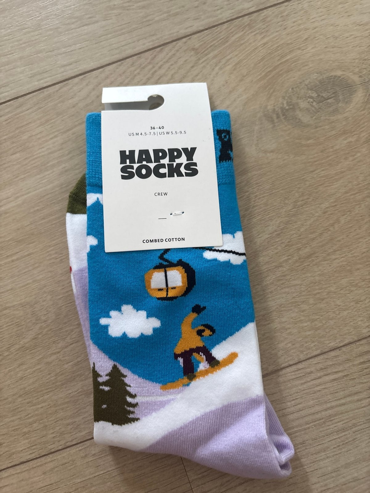 Happy Socks - Ski/Snowboard Sokken - Maat 36-40, Sokken en Kniesokken, Maat 35 t/m 38, Nieuw, Verzenden