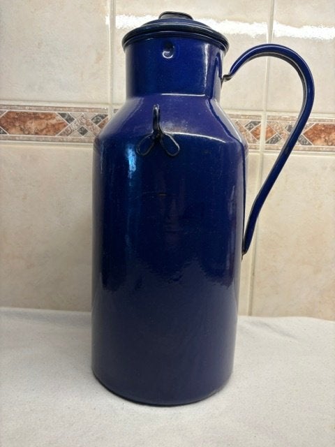 Grote Vintage Emaille Melkbus, Ophalen of Verzenden