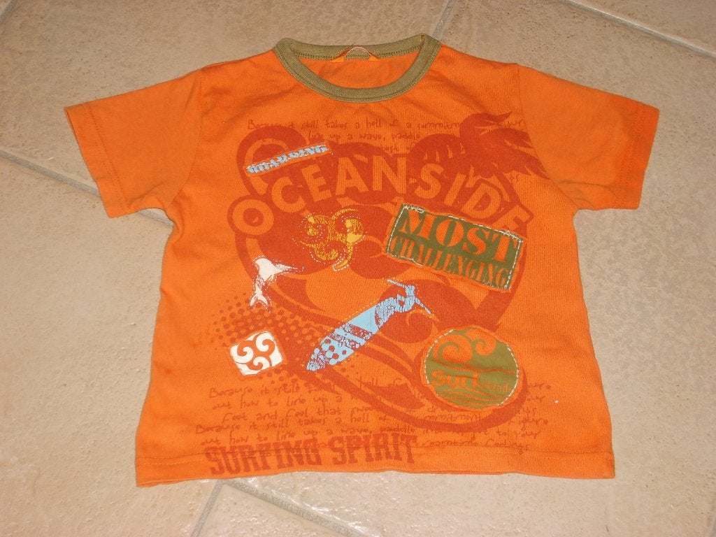 Oranje shirt 86, Verzenden, Gebruikt, Jongetje, Shirtje of Longsleeve