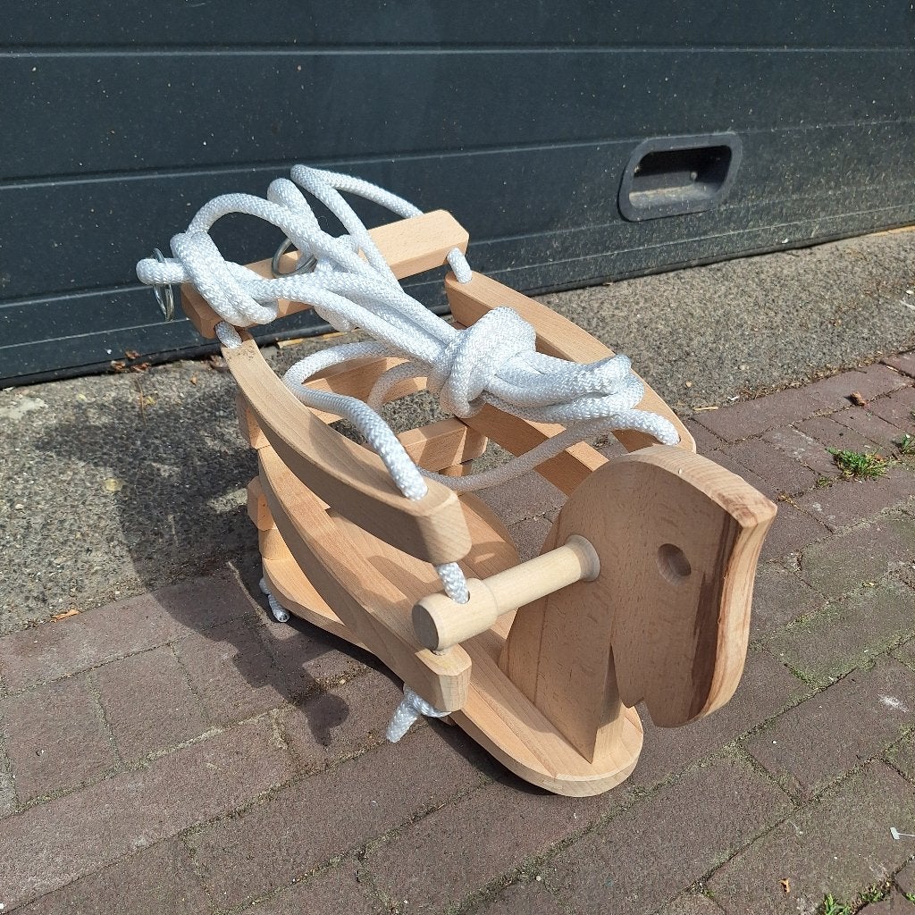 Houten Schommel Paard, Gebruikt, -, -, Ophalen of Verzenden