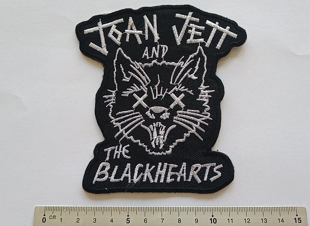 Joan Jett And The Blackhearts shaped patch j24 Runaways, Ophalen of Verzenden, Nieuw, Kleding