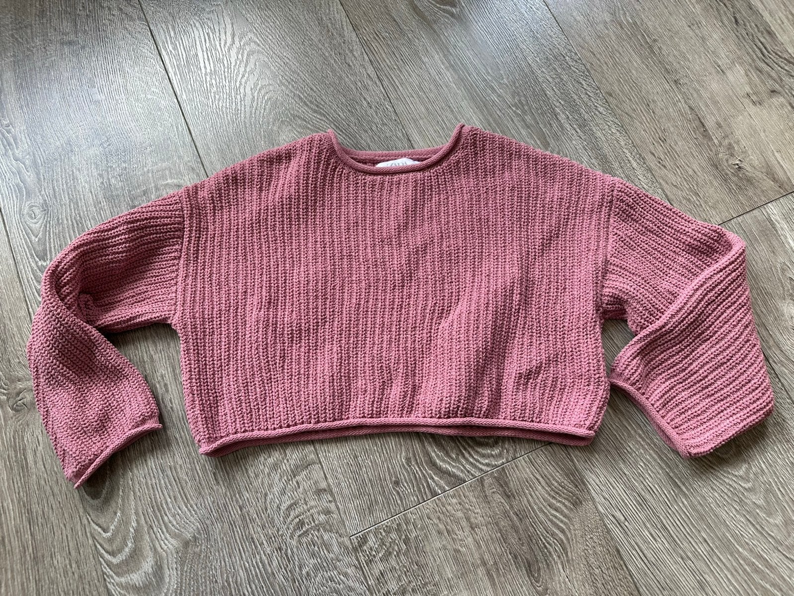 Zara cropped trui maar 140, Ophalen of Verzenden, Gebruikt, Meisje