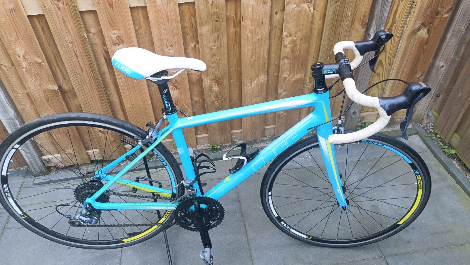 Cube Axial racefiets 50 cm maat, Fietsen en Brommers, 28 inch, Velgrem, Aluminium, 49 tot 53 cm